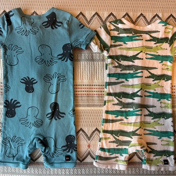 Tea Collection Zip up Rompers Set - Picture 2 of 4